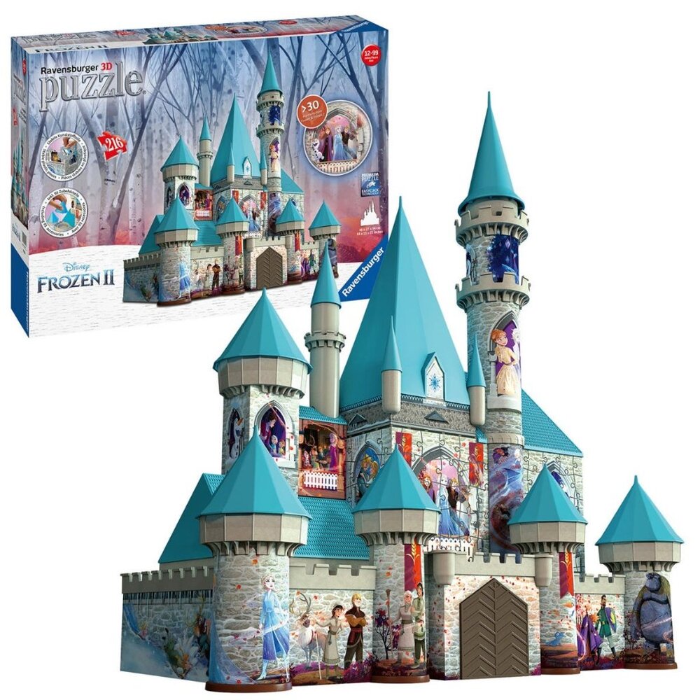 New sealed Ravensburger  3D Puzzle - Disney Frozen 2 Castle - 216 Piece
